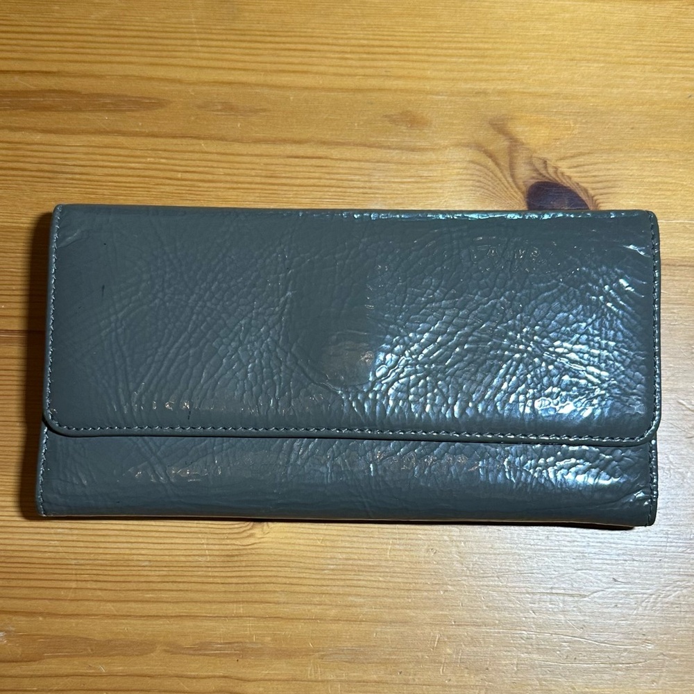 Anthropologie Patent Tri Fold Wallet